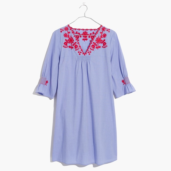 Madewell Dresses & Skirts - Madewell Embroidered Breeze Dress